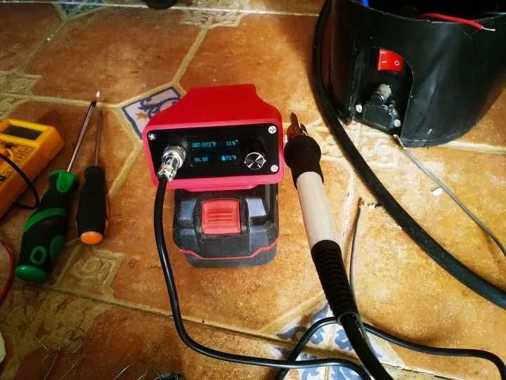 Lutownica Do Lutowania w Aucie MOBILNA Zasilana z Baterii Parkside