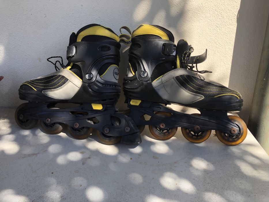 Patins em linha de boa qualidade