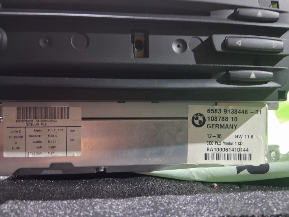 Radio bmw gps(E91) ano 2007/07