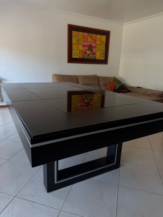 Mesa de Snooker com Tampo Conversível em Mesa de Jantar