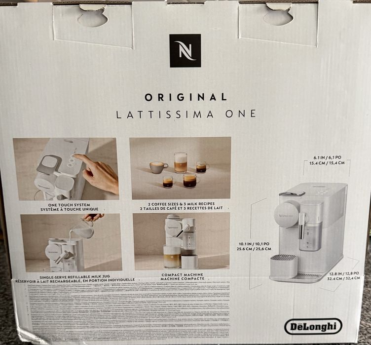 Nespresso Latissima One ** NOVA **