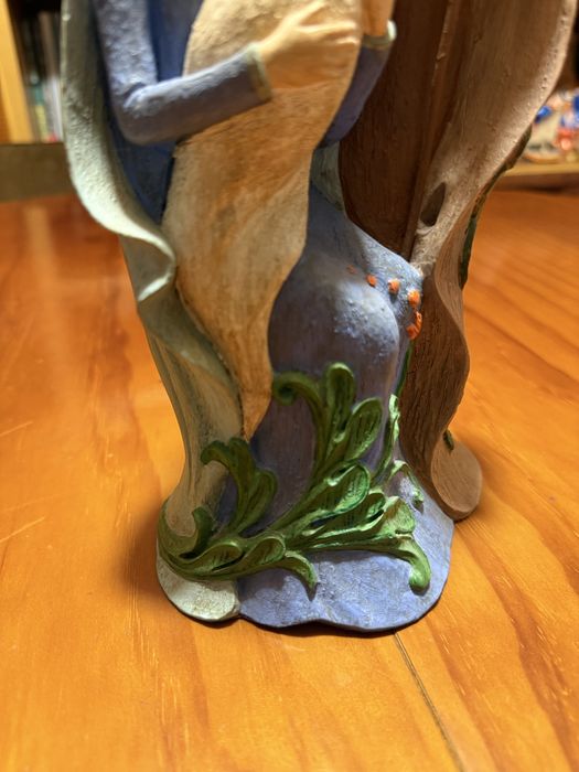 Sagrada família pintada à mão