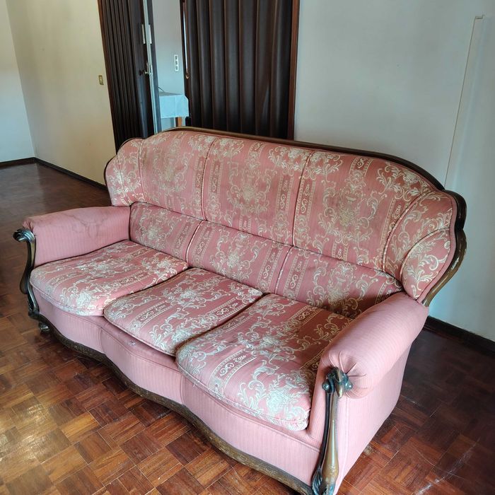 Sofa/cama de três assento