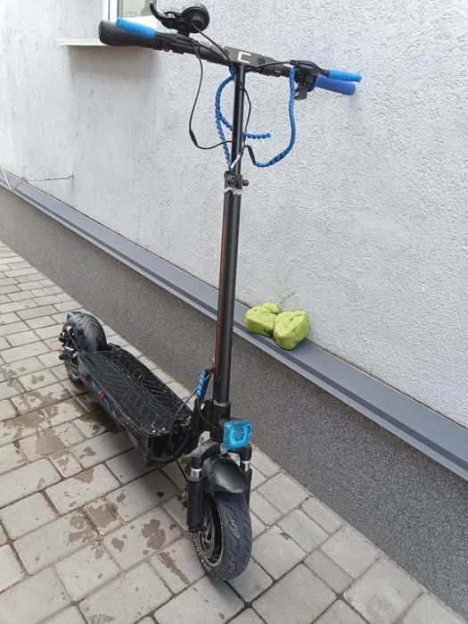 Електро самокат crosser T4 чорний із сидінням(у комплекті)