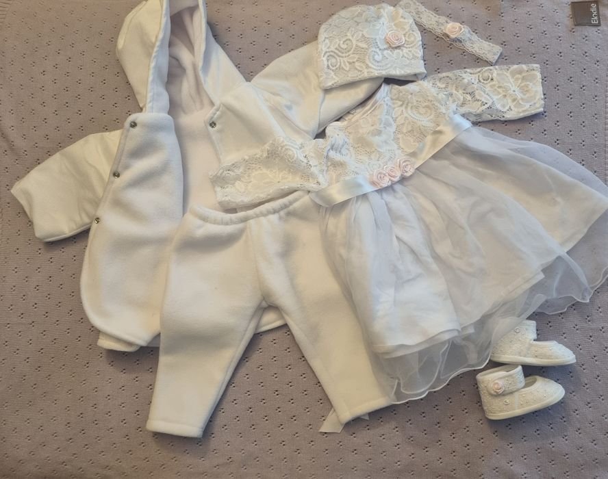 Ubranko do chrztu dla dziewczynki