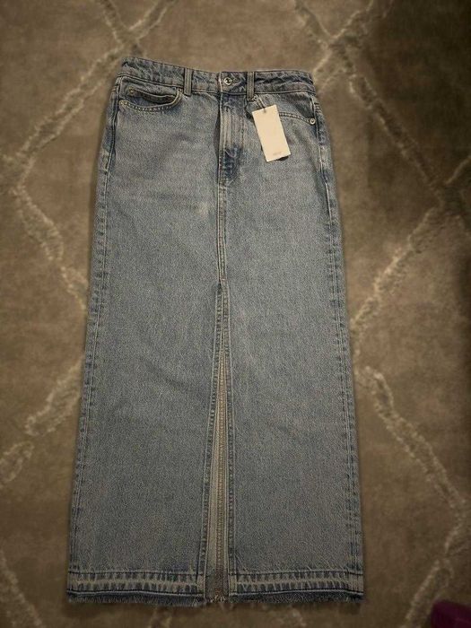 спідниця джинсова довга   mango  нова