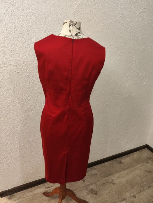 Elastyczna sukienka wieczorowa 44 XXL czerwona