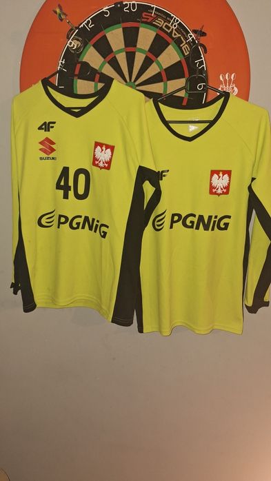koszulka bramkarska meczowa reprezentacja Polski 4F + bluza rozgrzewka