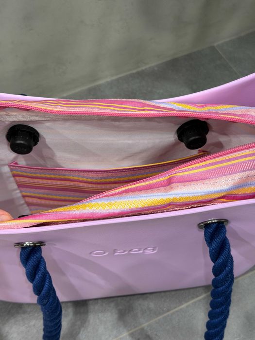 Torebka O bag w kolorze fiołkowym/liliowym