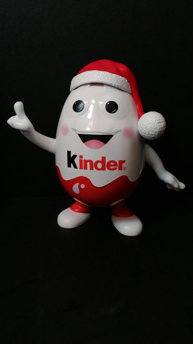 Boneco mealheiro da Kinder com 19 cm