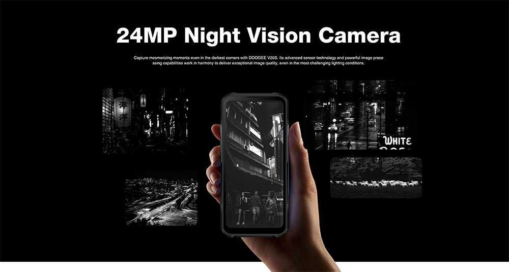 DOOGEE V20S, 32/256Gb, 6,43" AMOLED FHD+ Dimensity 6020+бампер 6000мАч