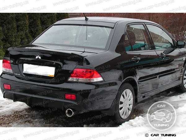 Mitsubishi Lanser IX 2006- Докладка заднього бампера.Нова. ABS пластик