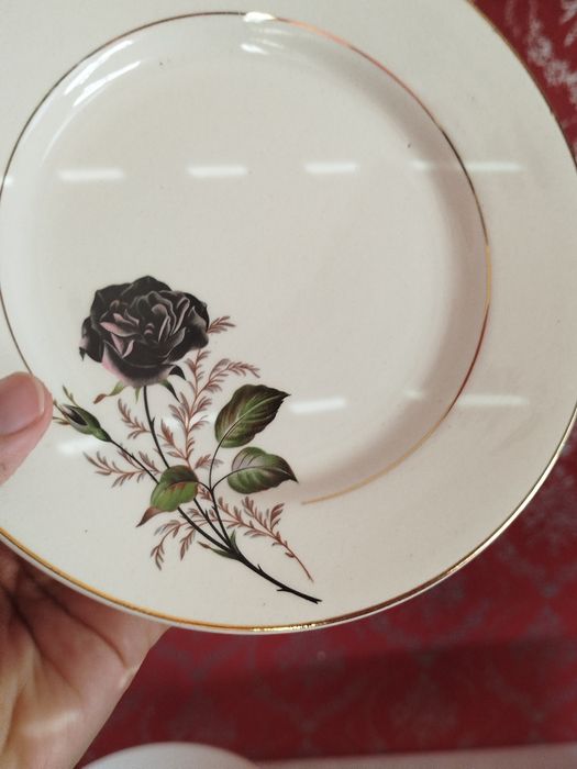 Serviço de jantar em Porcelana 1958 Rosa Negra