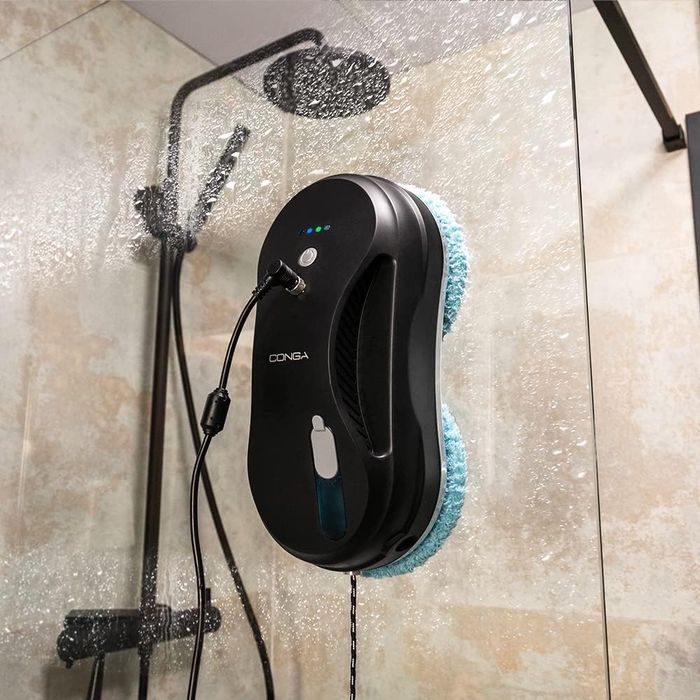 Cecotec Robot Limpador de Vidros Conga Windroid 880 SprayWater Connected T. 85 W, 3 em 1: Pulveriza, Limpa e Seca, Controlo App