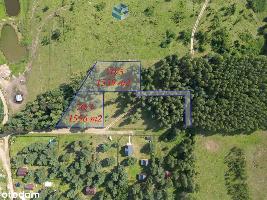 Widokowe działki pod lasem i blisko do plaży !