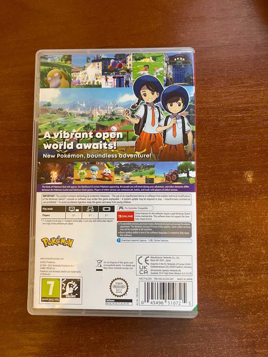 ігровий катрідж Pokemon Scarlet-Японія.