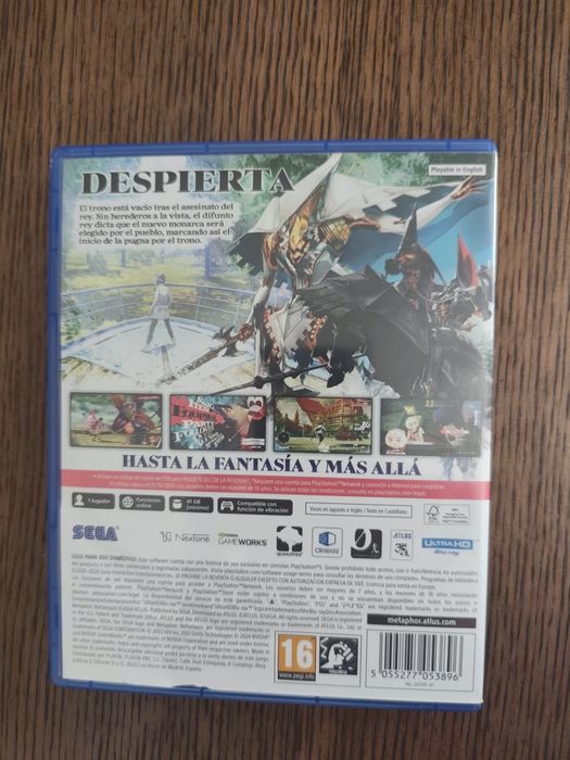 Metaphor refantazio PS5