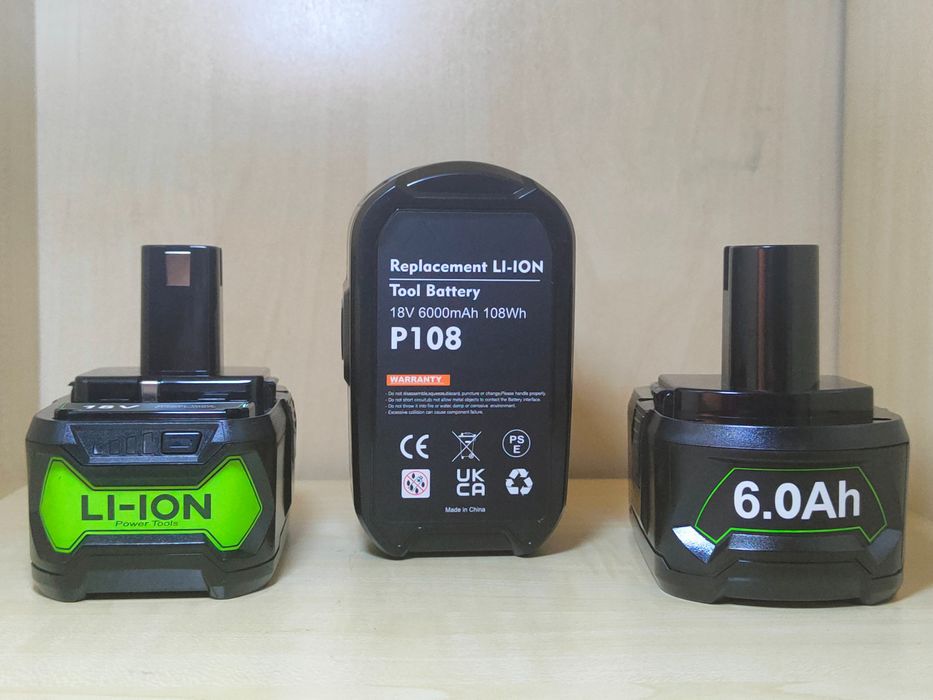 Akumulator Li-Ion 18V 6Ah - Zamiennik do elektronarzędzi Ryobi One+