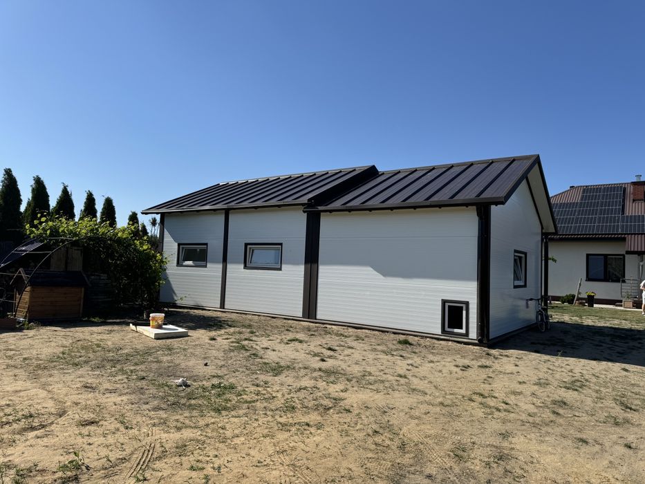 Hala magazyn garaż konstrukcja kratownica dźwigary słupy 10x20x4