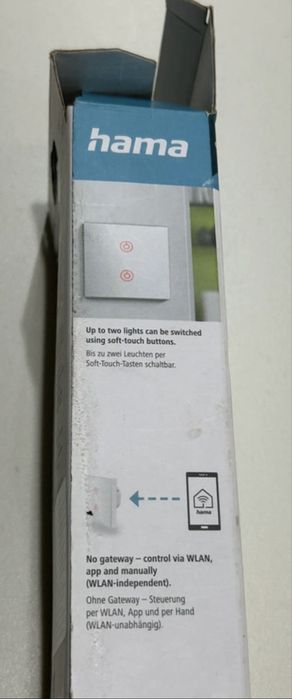 Interruptor parede Wi-Fi Hama444867561601126403