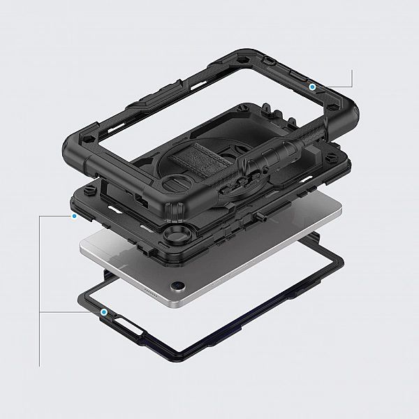 Tech-Protect Solid360 Galaxy Tab A9/8.7 X110 / X115 Black
