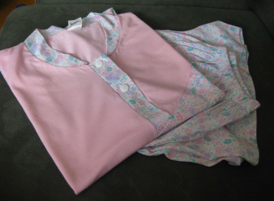 Pink-Toned Pajama Set (Top and Shorts)