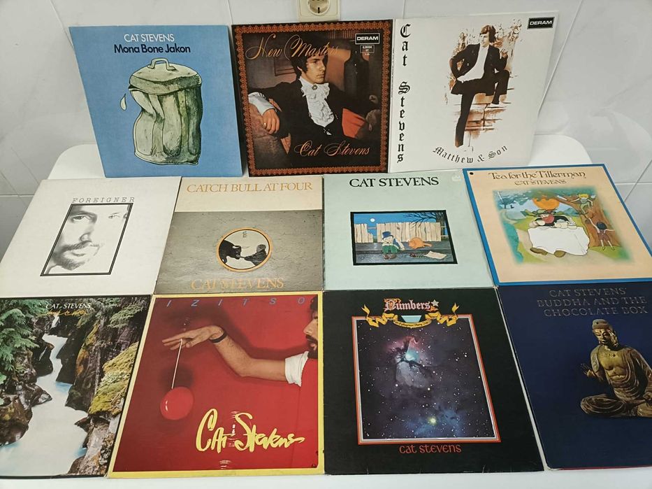 Discografias: ELTON JOHN Cat Stevens ROD STEWART Elvis Costello CLIFF