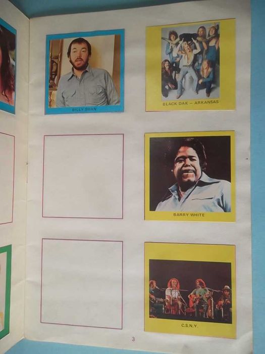 RARA CADERNETA DE CROMOS POPs & TOPs e outras cadernetas