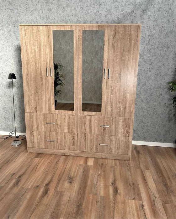 Super barato ROUPEIRO 4 PORTAS COM ESPELHO envio paga na entrega