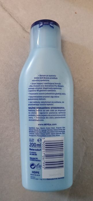 Nivea sun after sun bronze balsam po opalaniu 200ml
