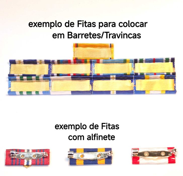 Fitas Medalhas Militares/GNR/PSP