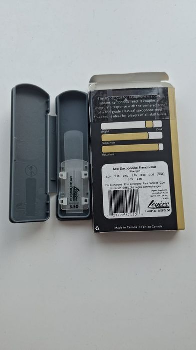 Palheta Legere French Cut 3.50 Saxofone Alto