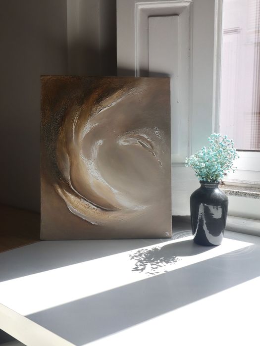 Quadro abstrato moderno decorativo 50x40 | Original abstract wall art