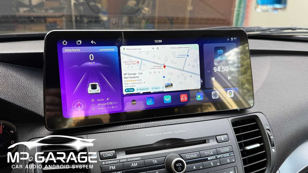 Honda Accord 8 Radio Nawigacja Android_13 12.3" Qualcomm CarPlay AndroidAuto Qled Montaż Gwarancja!!!