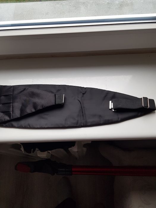 Pas smokingowy nowy czarny