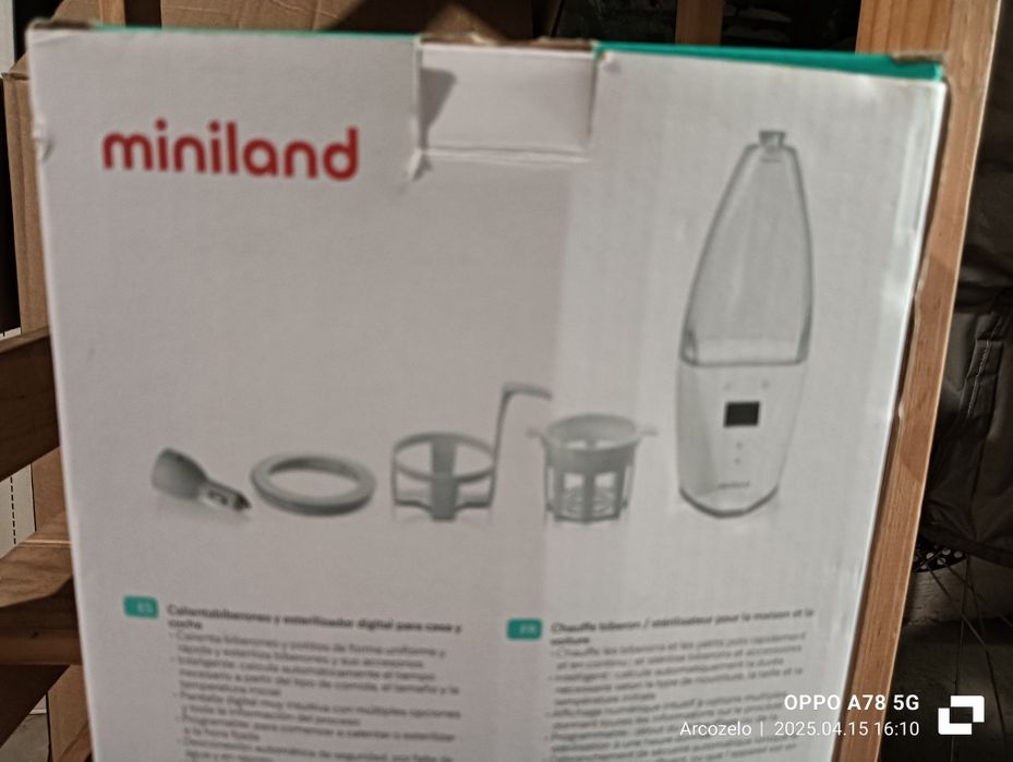 Aquecedor de biberões Miniland