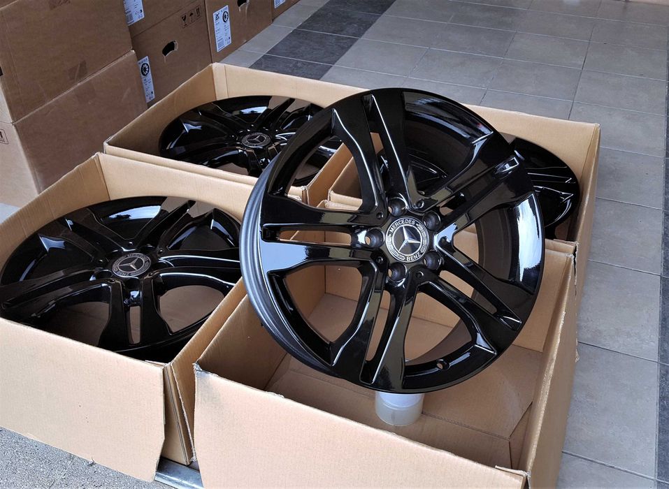Alufelgi 18 Mercedes A B C CLA GLA ML V Vito Czarne ! 5x112 604#