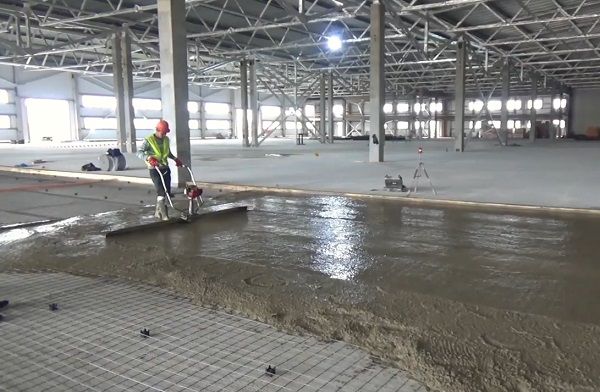 Промислова підлога, бетонна, епоксидна підлога, Шліфований бетон