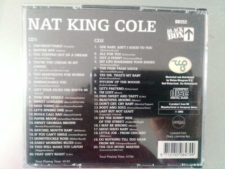 Nat King Cole - Unforgettable 2 CD
