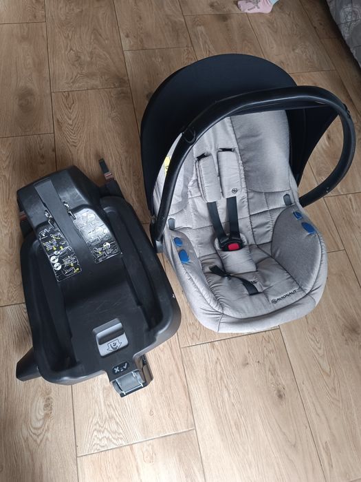 Fotelik Pixel Avionaut+baza+lusterko i przejściówki do wózka