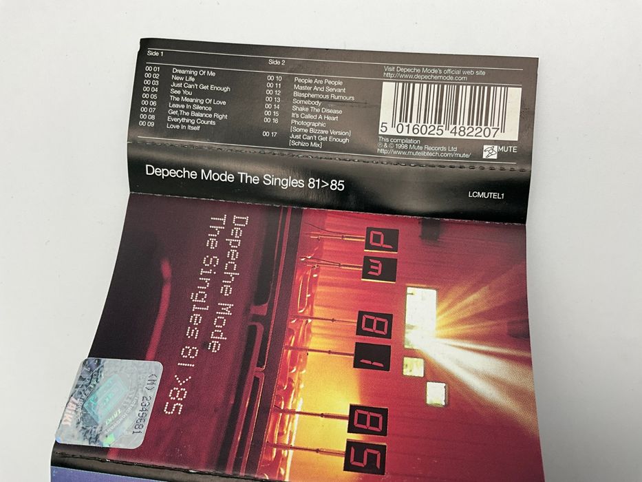 Depeche Mode – The Singles 81>85 Kaseta magnetofonowa, Synth-pop 1985