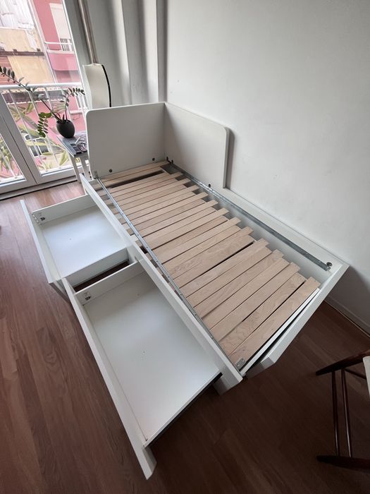 Cama dupla ikea modelo Flekke