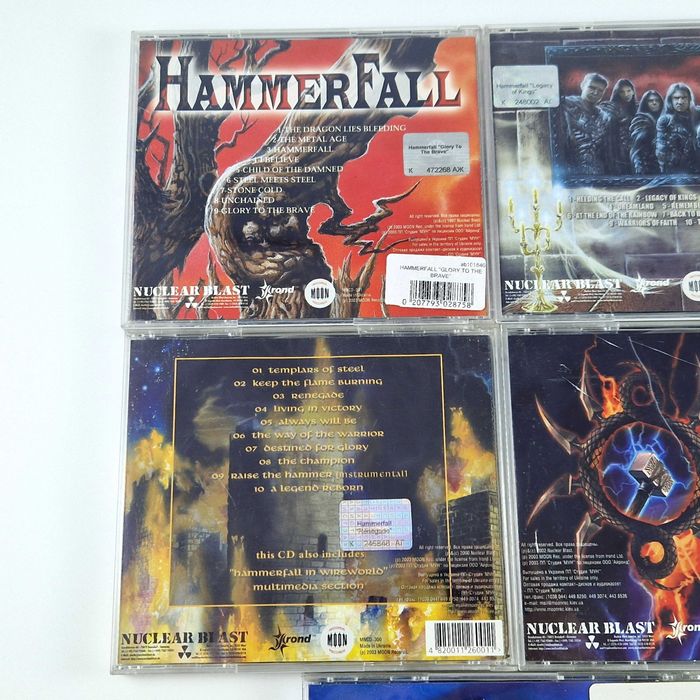 CD-диски группы HammerFall