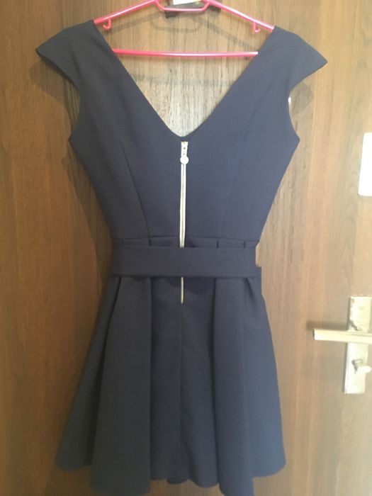 sukienka granatowa rozmiar 34