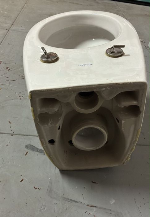 Sanita Suspensa Duravit Ceramica Branca — Bom Estado