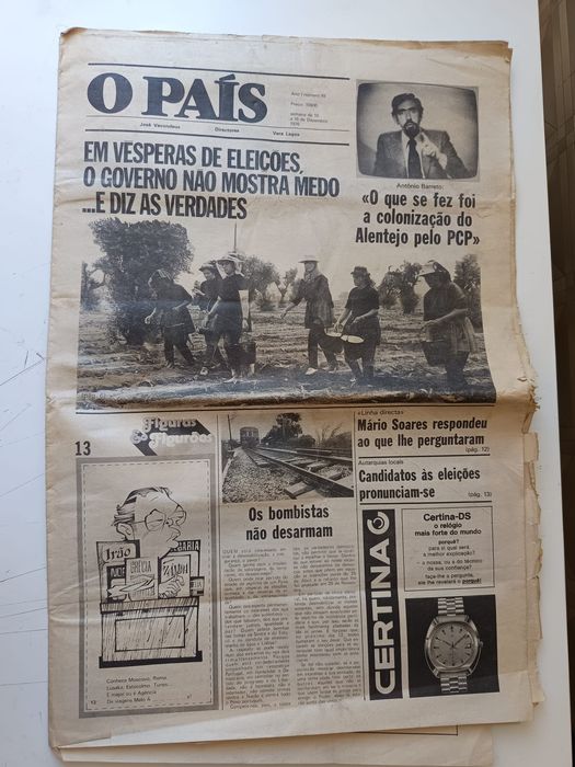 Jornal o país 16 de Dezembro de 1976
