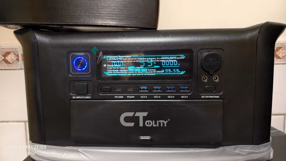 Зарядна станція CTOLITY AP1000 1800Вт