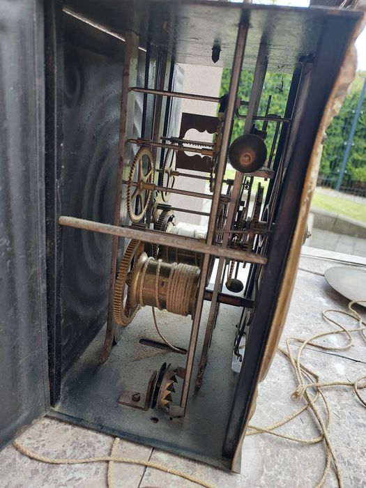 165 Stary zegar wkład mechanizm comtoise komplet budzik