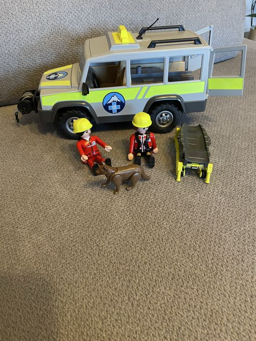Playmobile samochód patrol górski plus straż pożarna
