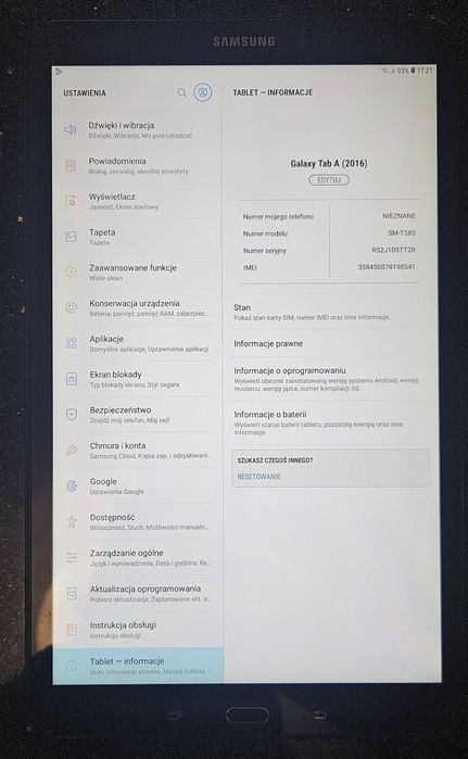 Samsung Galaxy Tab A 6 SM-T585 tablet + gratis - stan idealny !!!